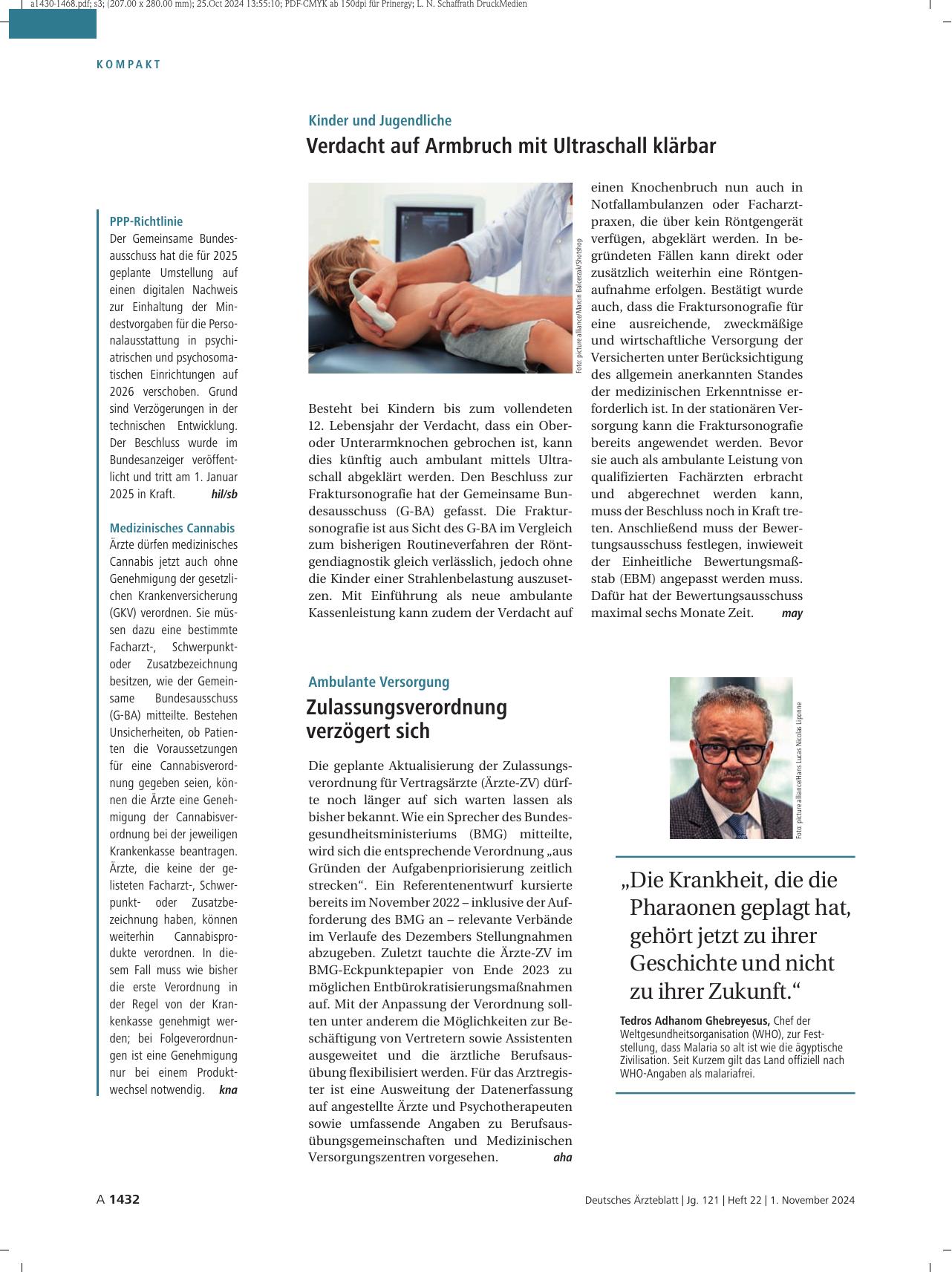 Vorschauseite 1: PPP-Richtlinie / Medizinisches Cannabis