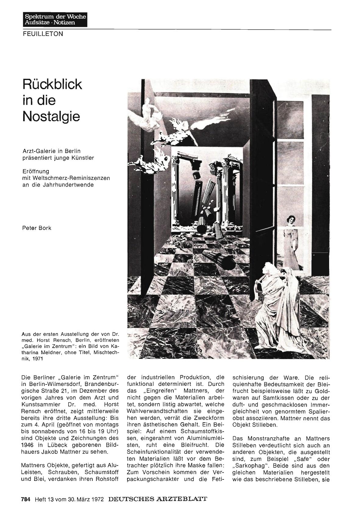 Vorschauseite 1: Rückblick in die Nostalgie