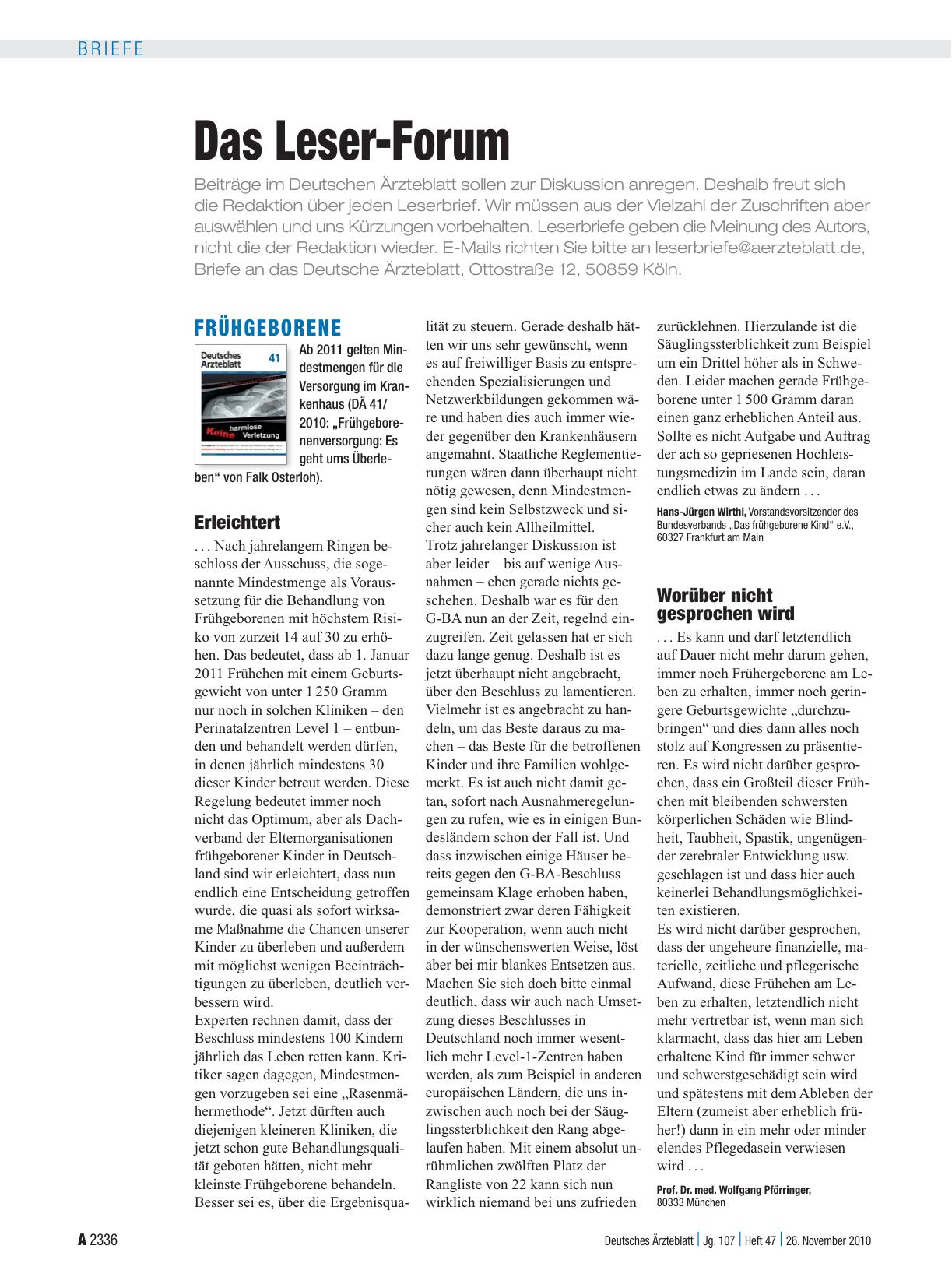 Vorschauseite 1: Frühgeborene: Erleichtert