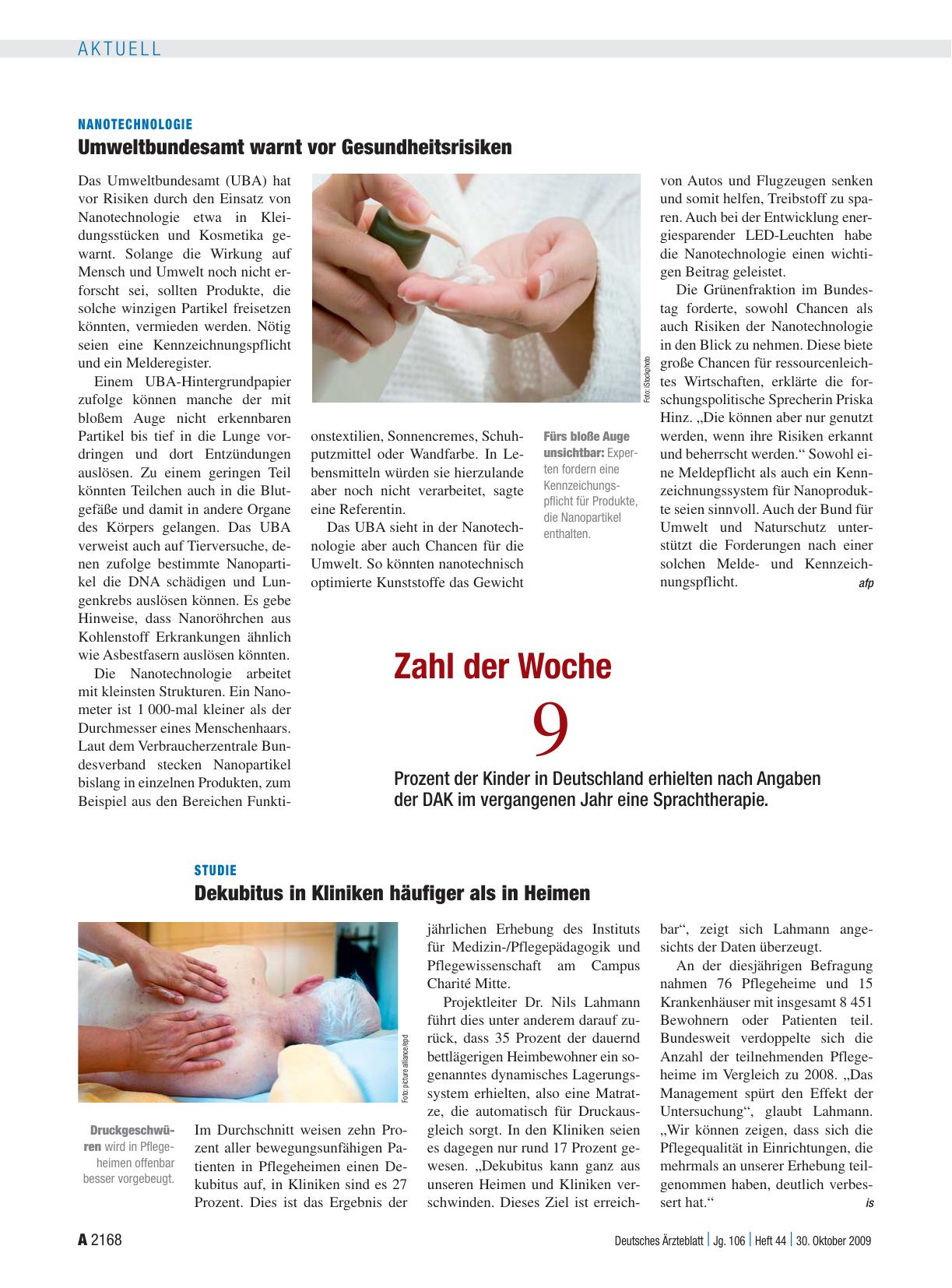 Vorschauseite 1: Zahl der Woche: 9
