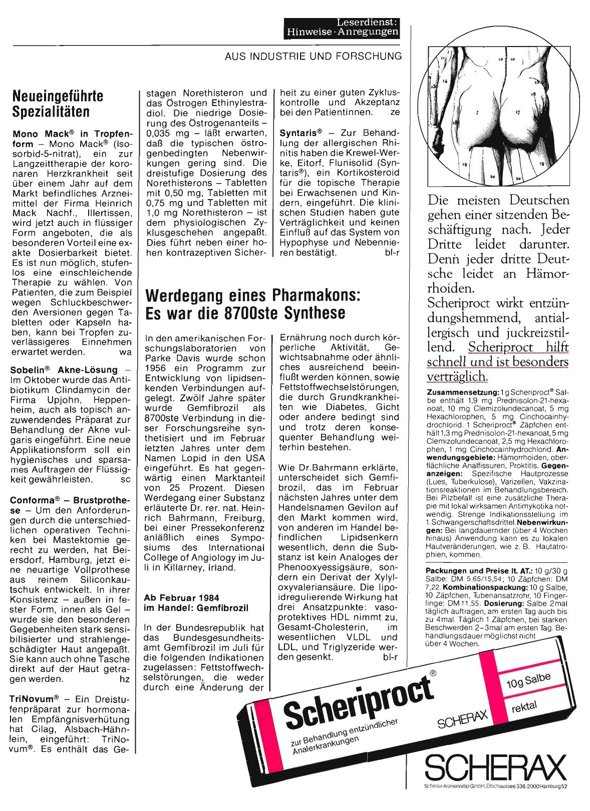 Vorschauseite 1: Neueingeführte Spezialitäten: Conforma® — Brustprothese