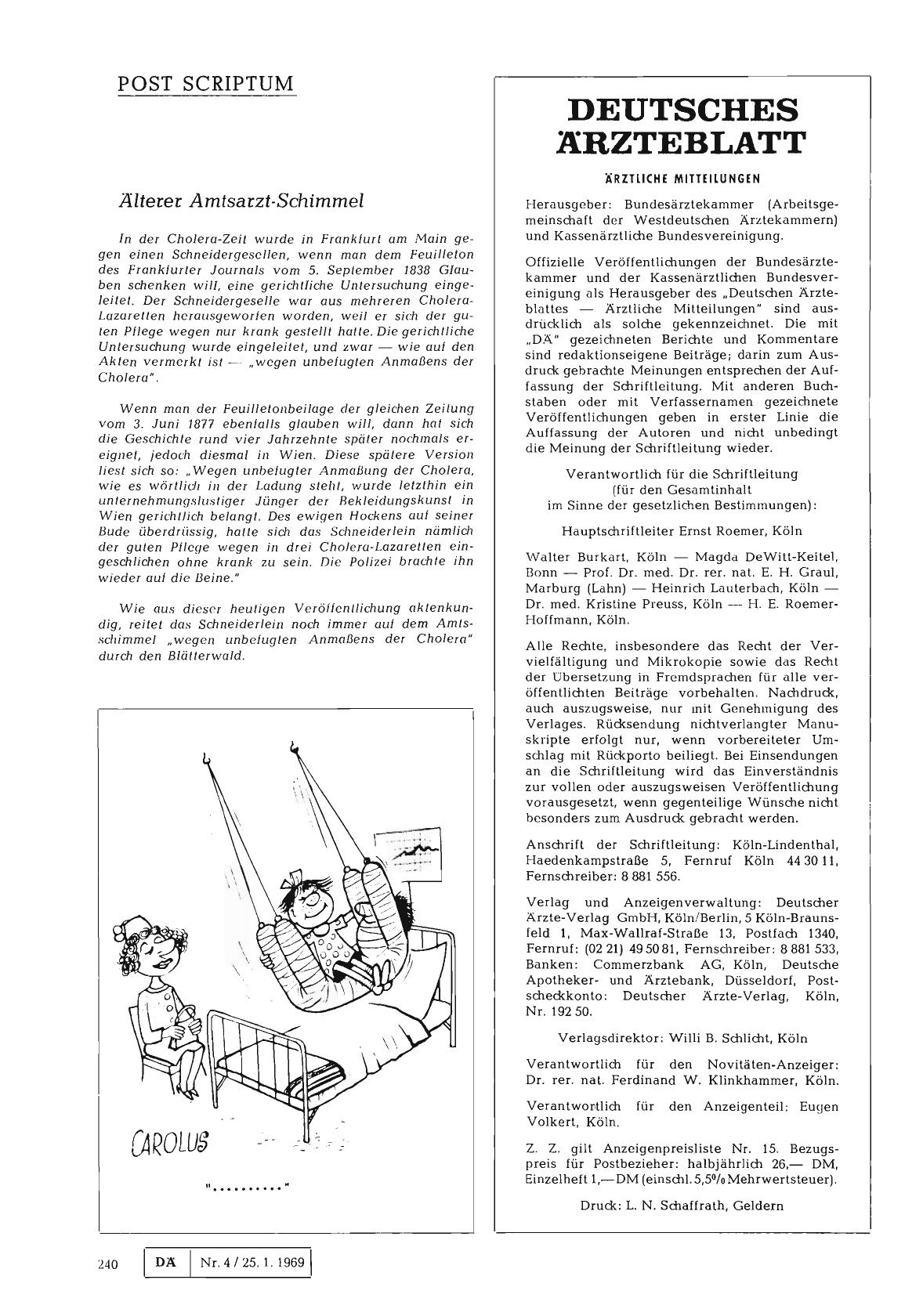 Vorschauseite 1: Älterer Amtsarzt-Schimmel