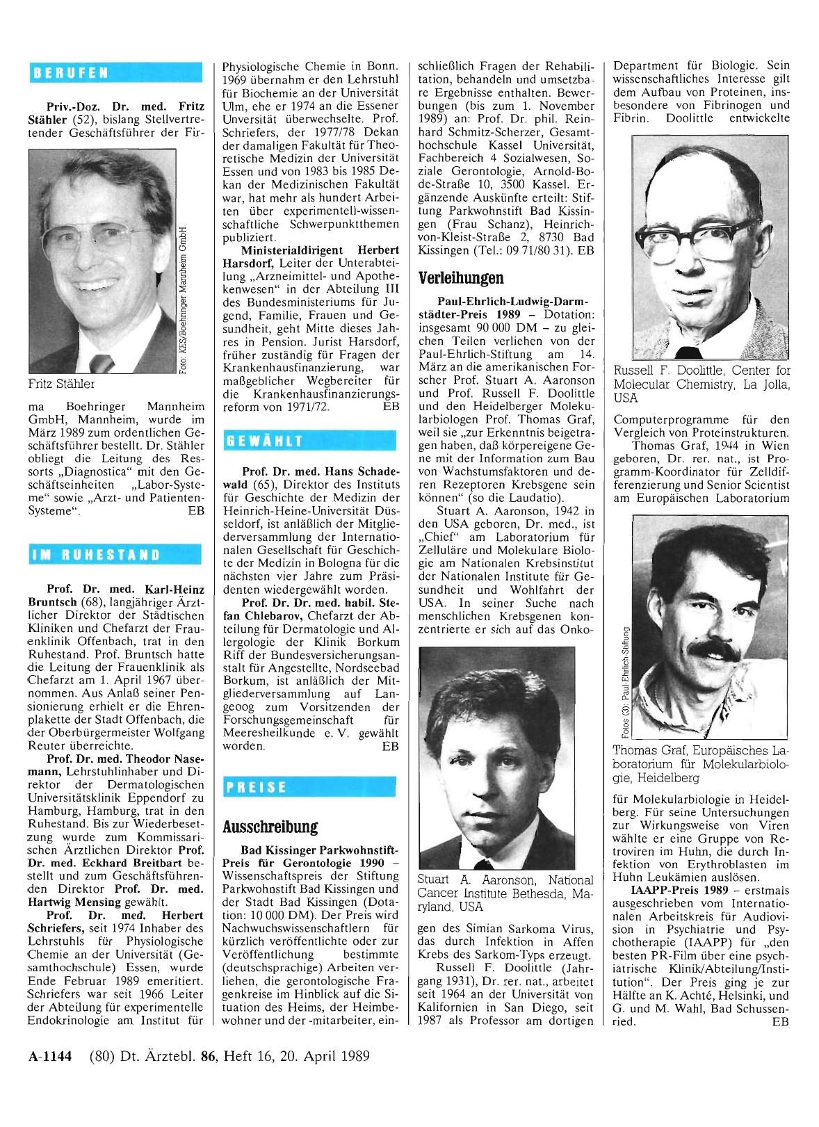 Vorschauseite 1: Berufen