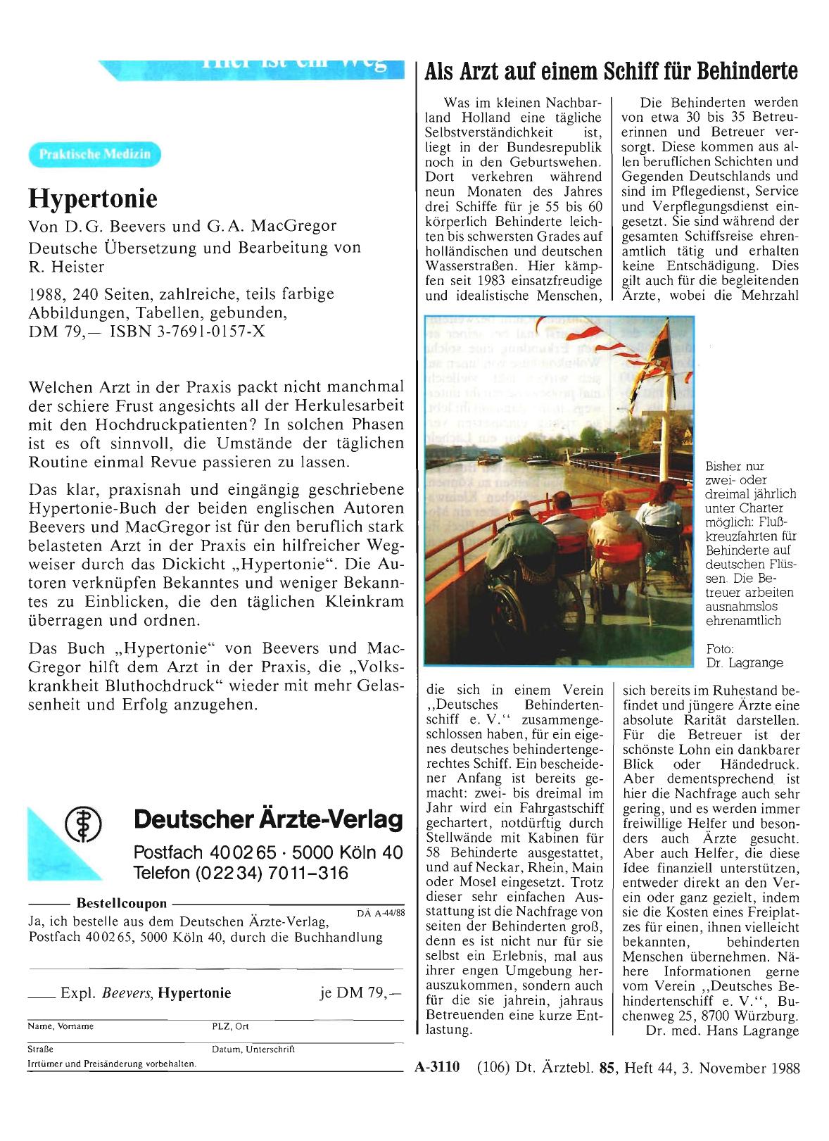 Vorschauseite 1: Als Arzt auf einem Schiff für Behinderte