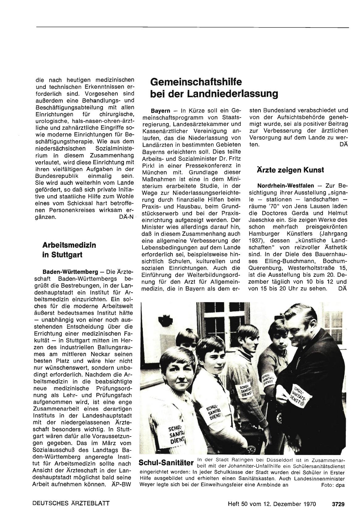 Vorschauseite 1: Gemeinschaftshilfe bei der Landniederlassung