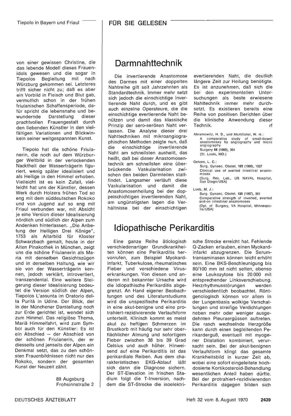 Vorschauseite 1: Idiopathische Perikarditis