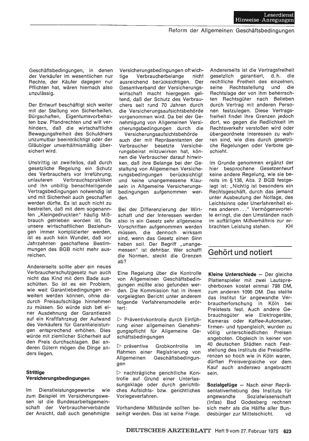 Vorschauseite 1: Gehört und notiert