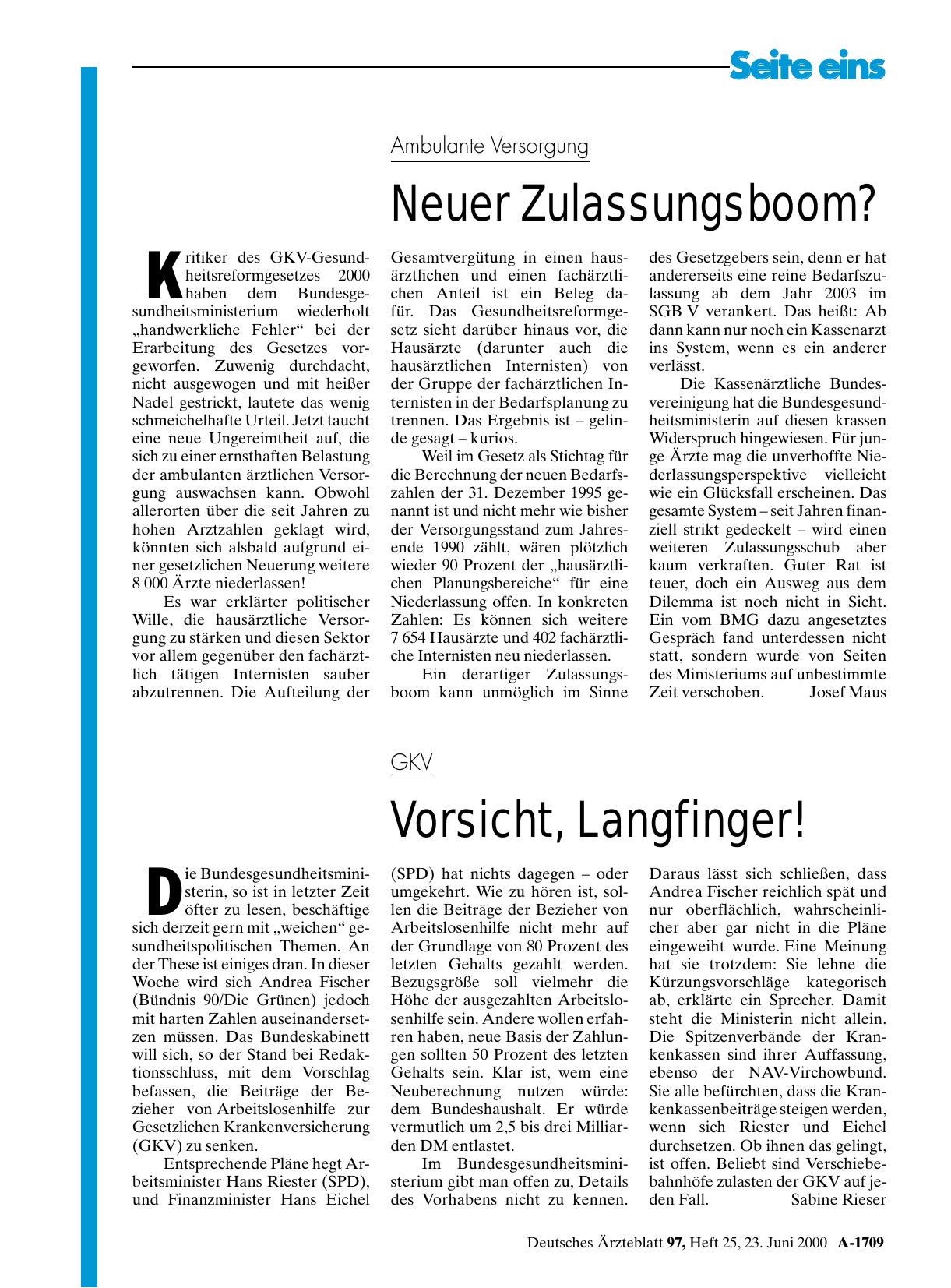 Vorschauseite 1: GKV: Vorsicht, Langfinger!