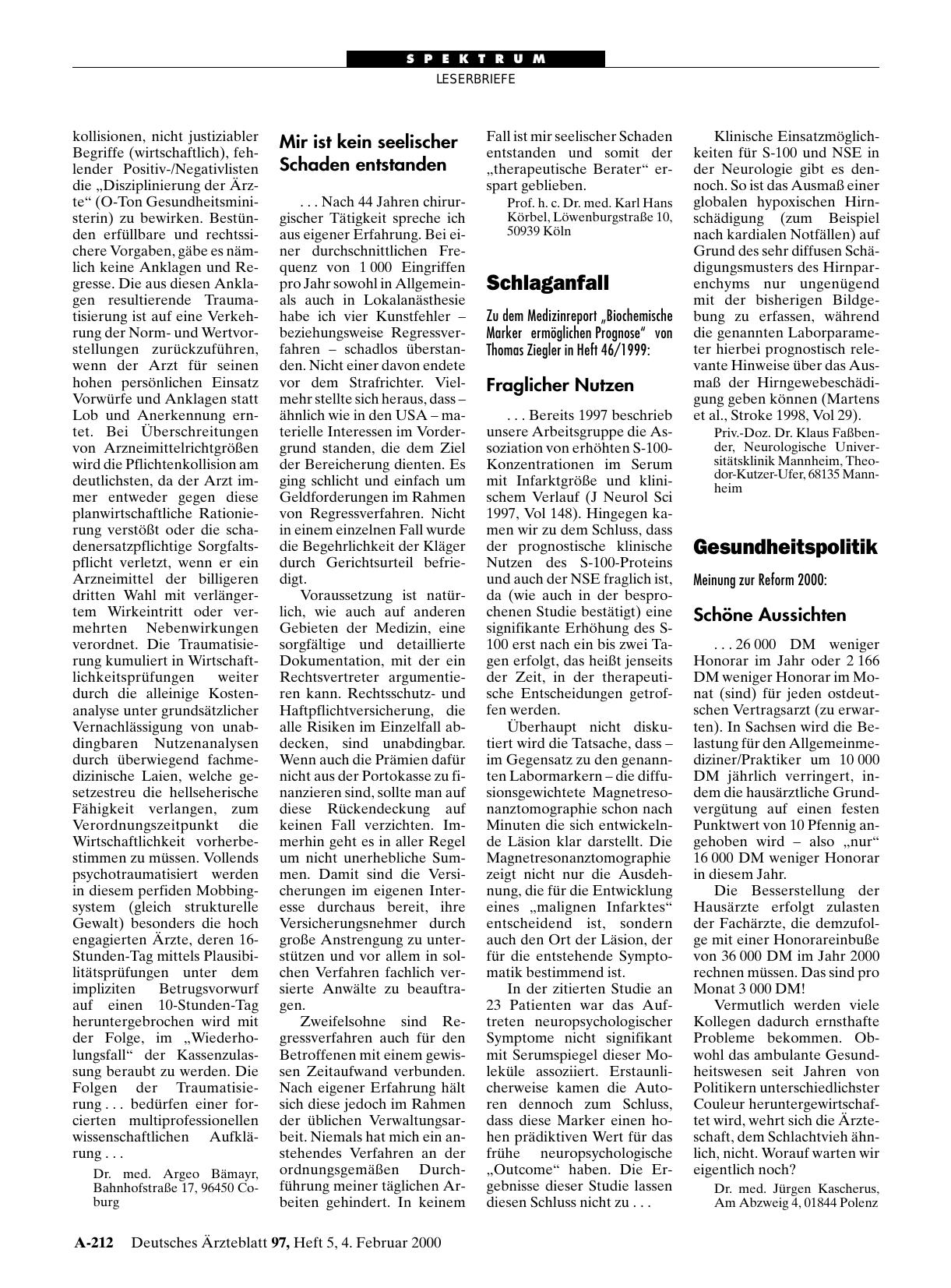 Vorschauseite 1: Gesundheitspolitik: Schöne Aussichten