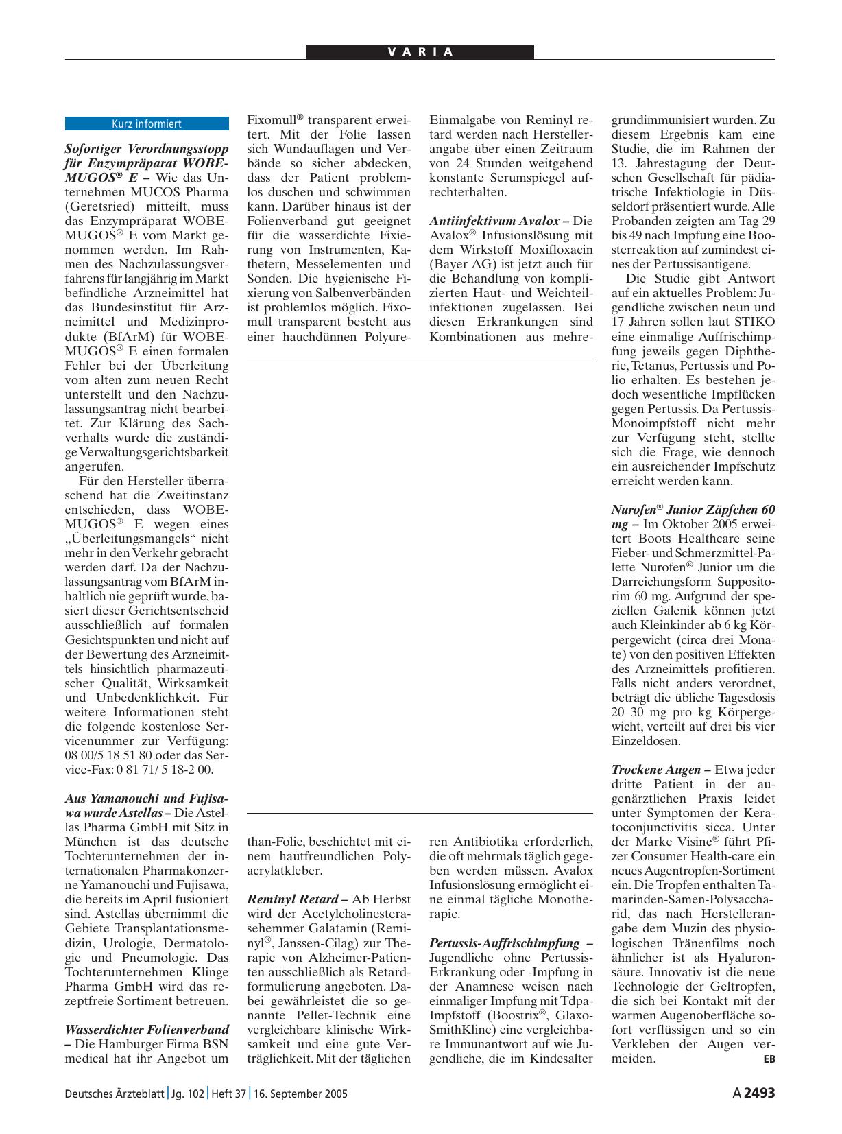 Vorschauseite 1: Wasserdichter Folienverband