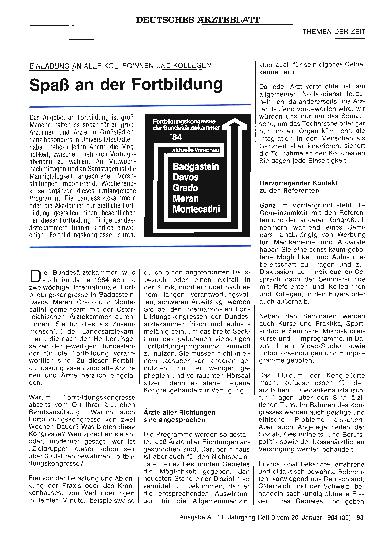 Vorschauseite 1: Spaß an der Fortbildung