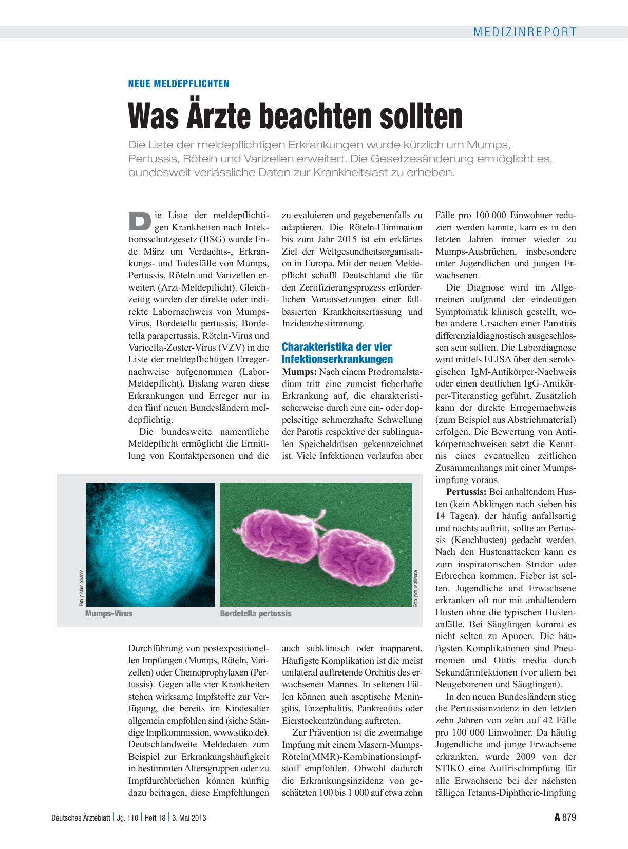 Vorschauseite 1: Neue Meldepflichten: Was Ärzte beachten sollten