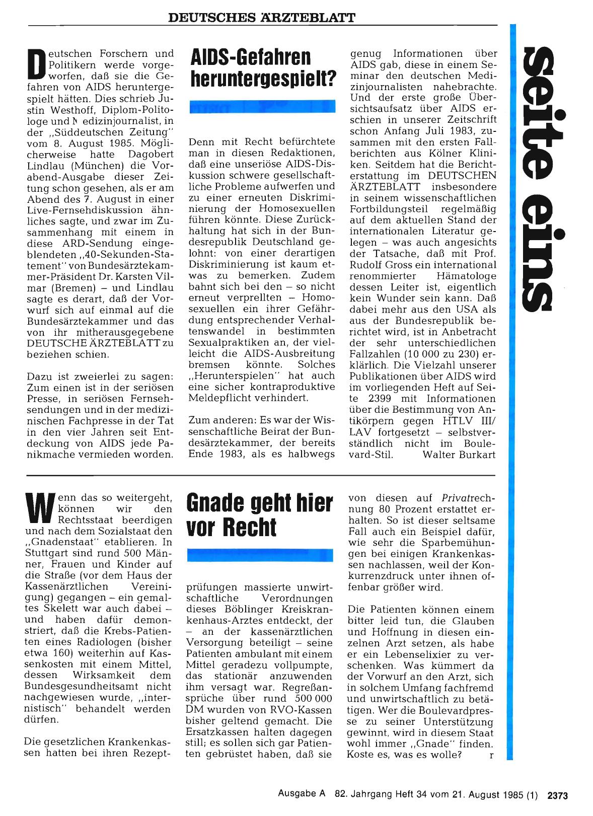 Vorschauseite 1: Gnade geht hier vor Recht