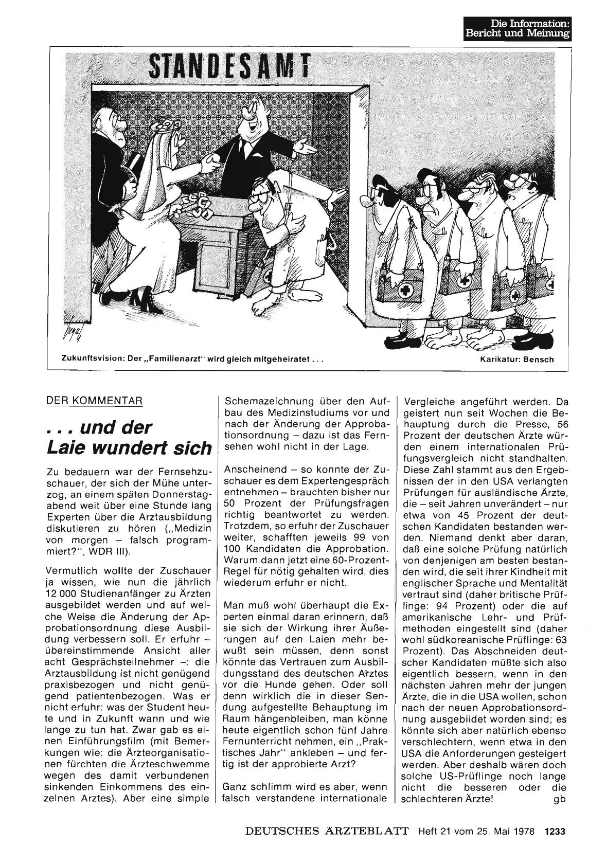 Vorschauseite 1: . .. und der Laie wundert sich