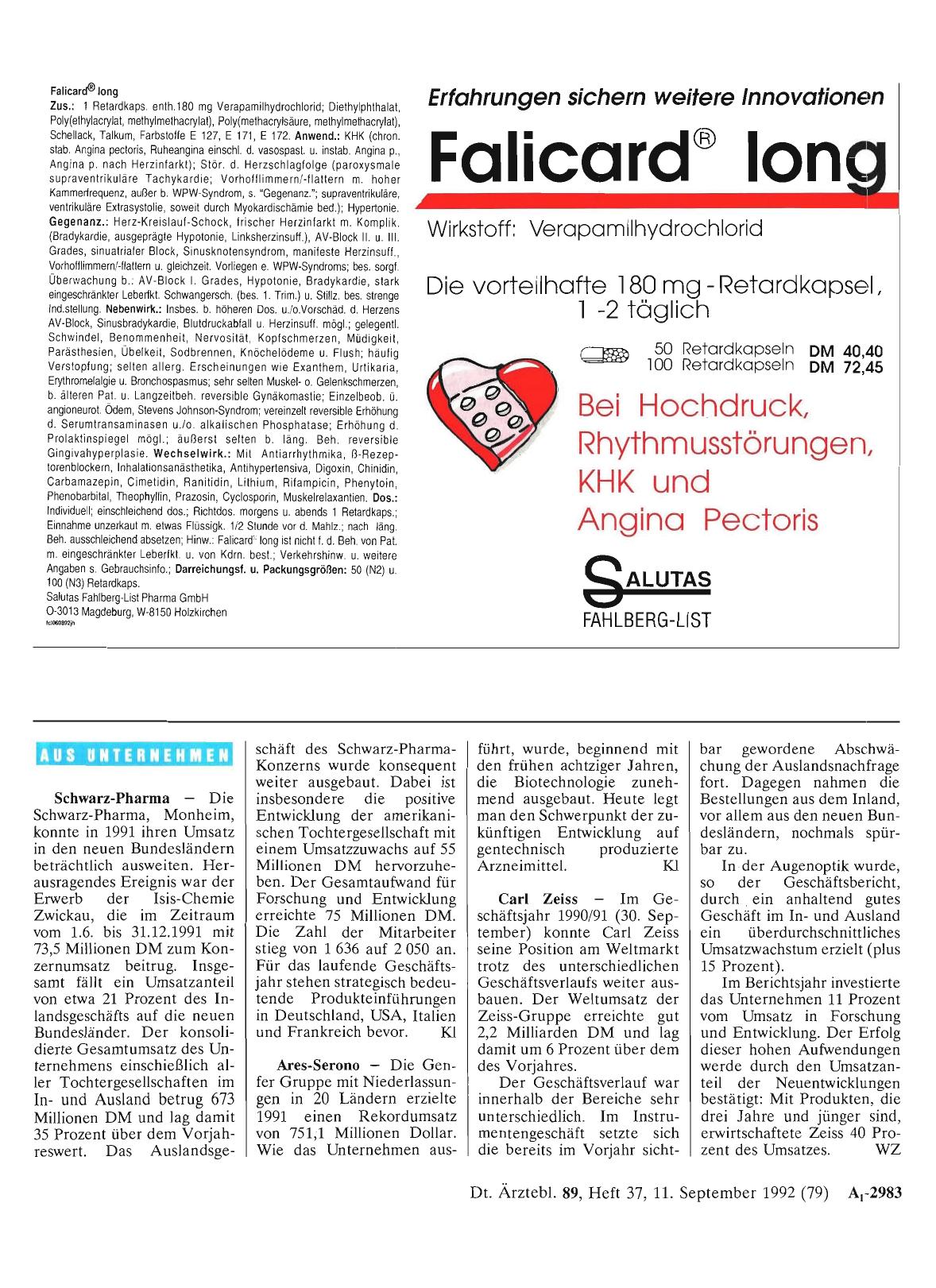 Vorschauseite 1: Aus Unternehmen
