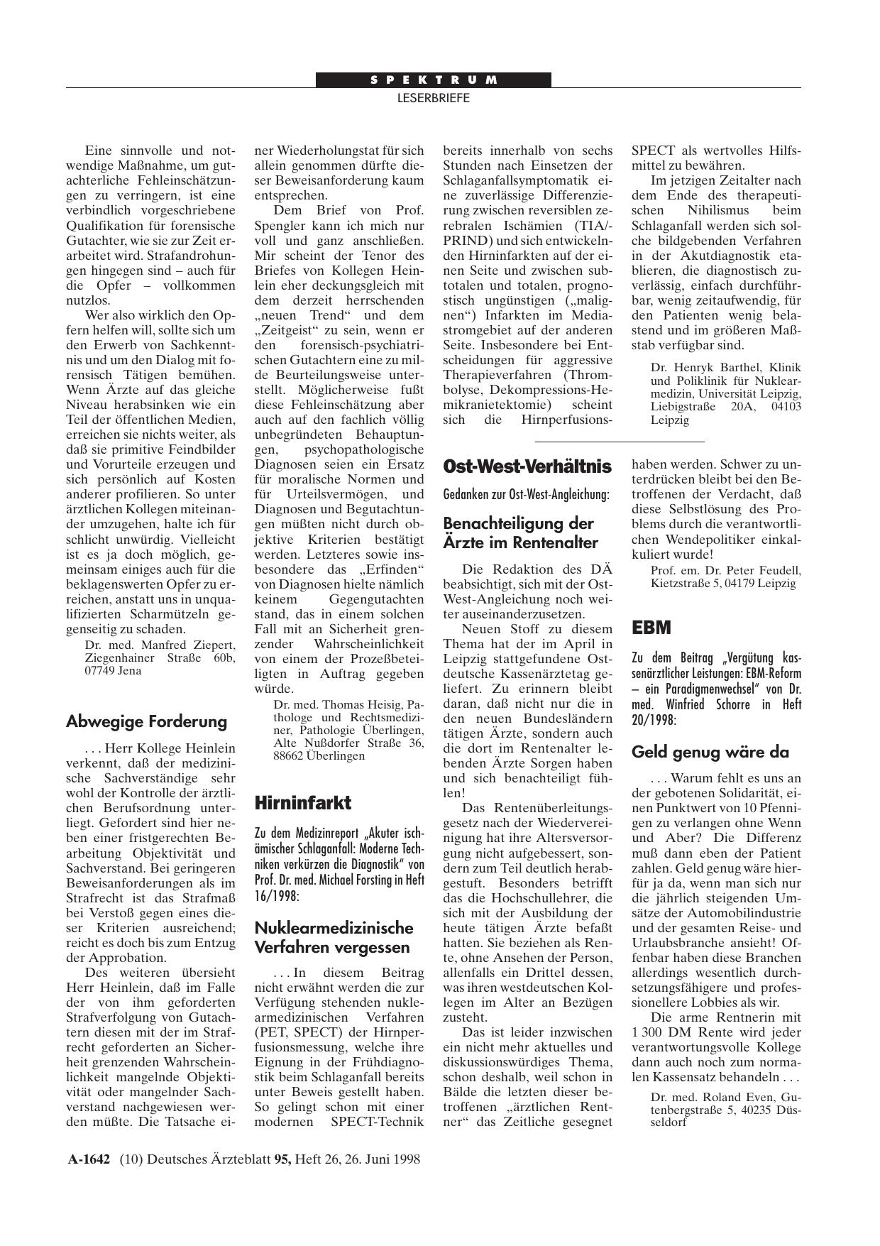 Vorschauseite 1: EBM: Geld genug wäre da