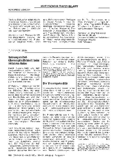 Vorschauseite 1: Die Virusmyokarditis