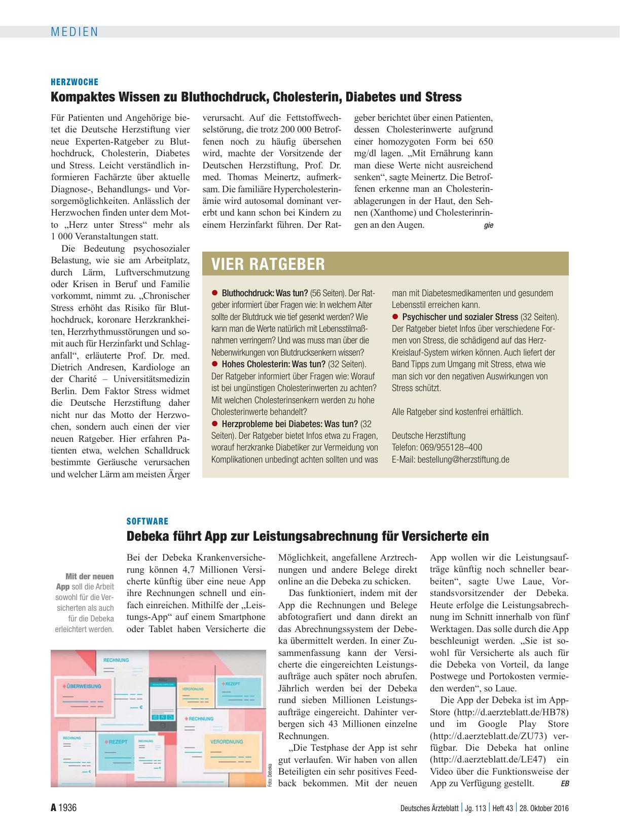 Vorschauseite 1: Herzwoche: Kompaktes Wissen zu Bluthochdruck, Cholesterin, Diabetes und Stress