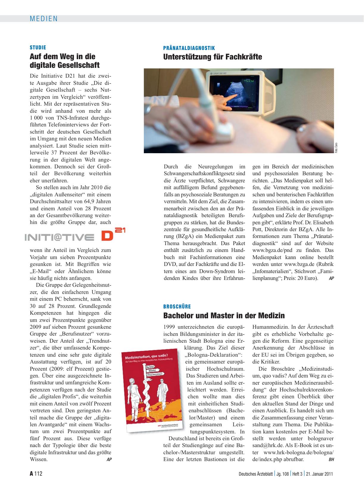 Vorschauseite 1: Studie: Auf dem Weg in die digitale Gesellschaft