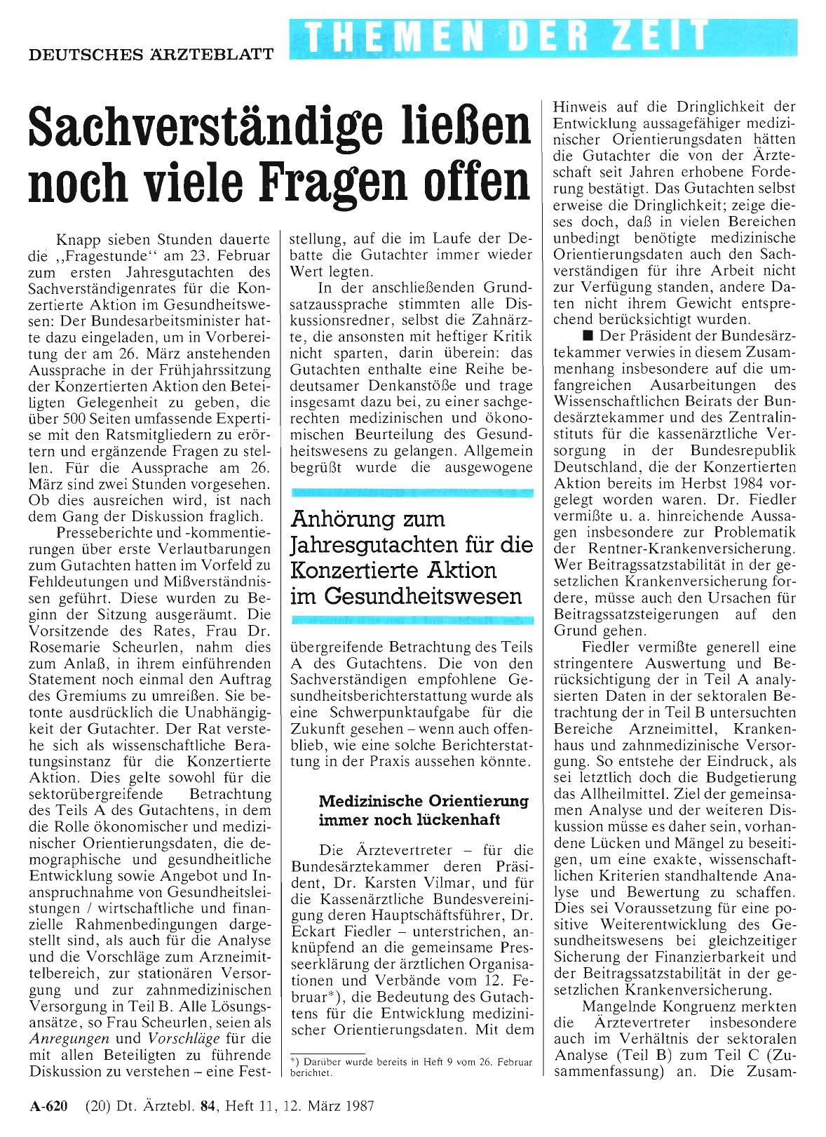 Vorschauseite 1: Sachverständige ließen noch viele Fragen offen