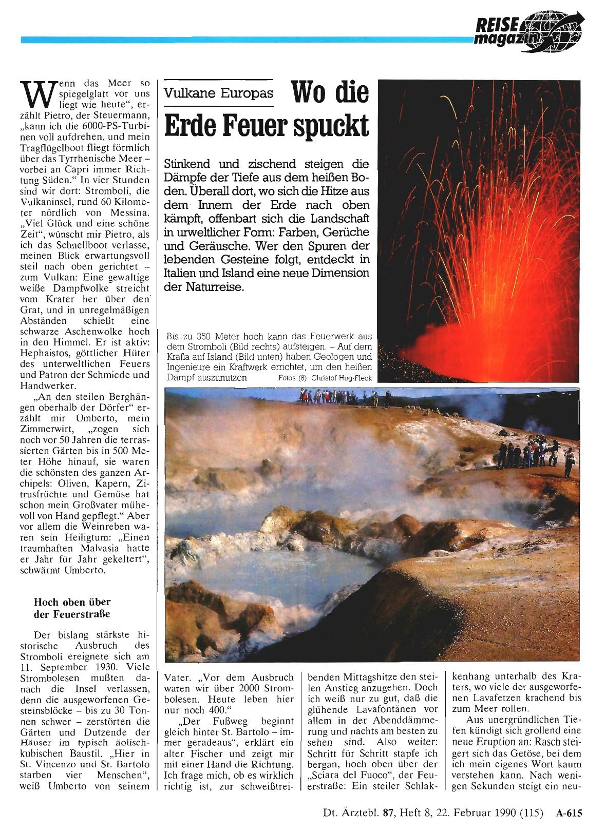 Vorschauseite 1: Vulkane Europas: Wo die Erde Feuer spuckt