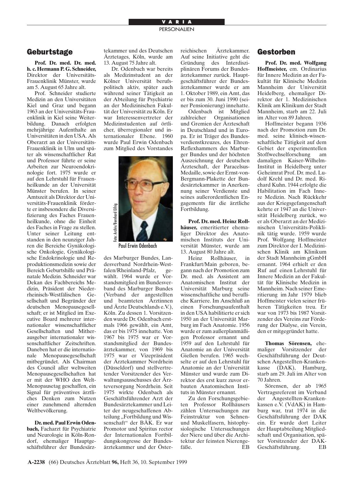 Vorschauseite 1: Geburtstage