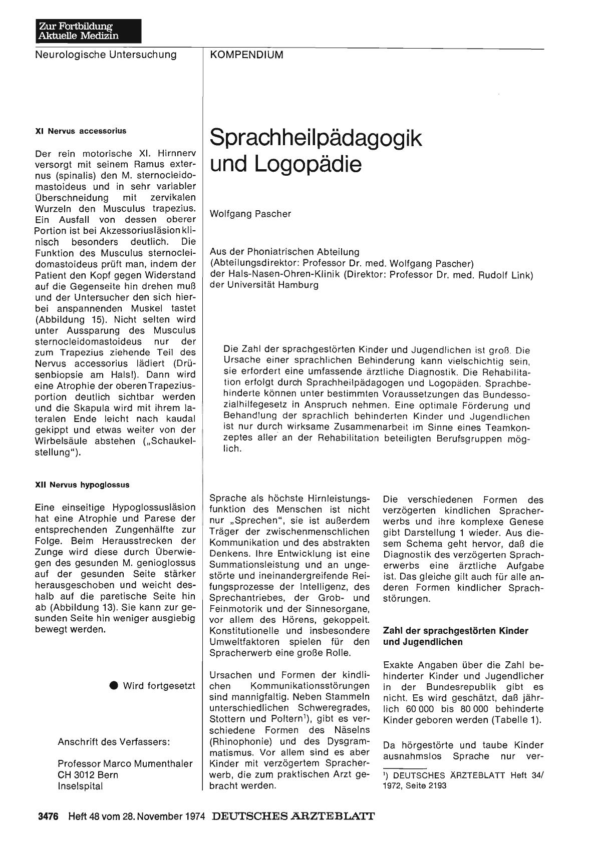 Vorschauseite 1: Sprachheilpädagogik und Logopädie