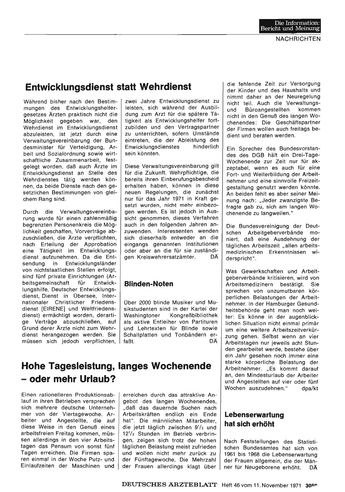Vorschauseite 1: Lebenserwartung hat sich erhöht