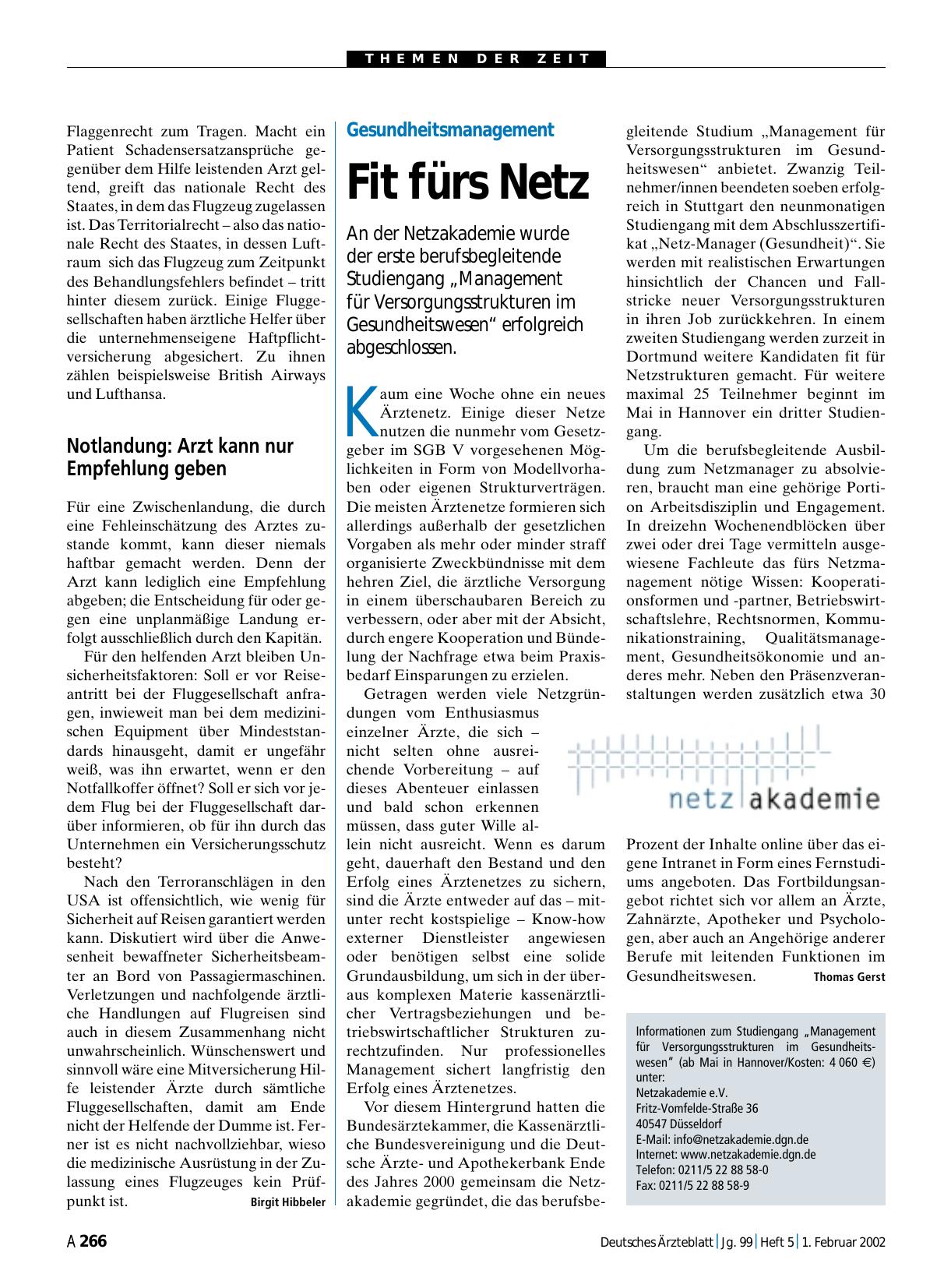 Vorschauseite 1: Gesundheitsmanagement: Fit fürs Netz