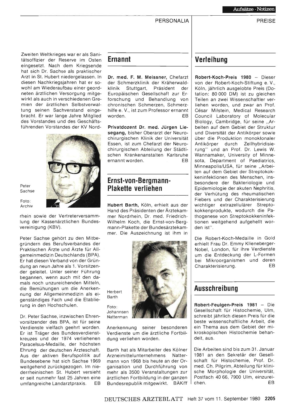 Vorschauseite 1: Ausschreibung