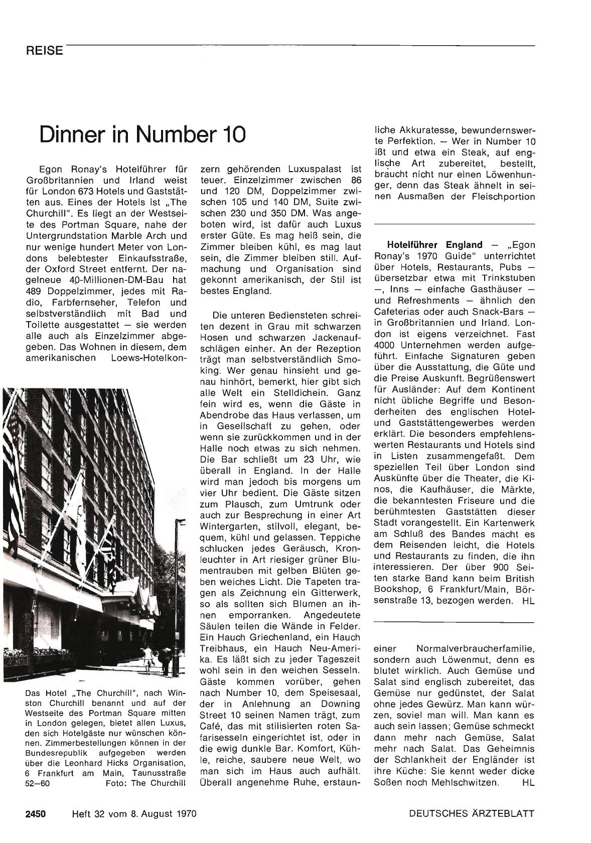 Vorschauseite 1: Dinner in Number 10