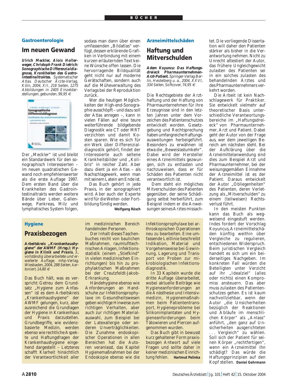 Vorschauseite 1: Hygiene in Klinik und Praxis. 3. , vollständig überarbeitete und erweiterte Auflage
