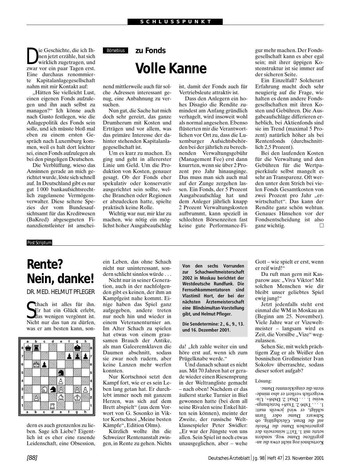 Vorschauseite 1: zu Fonds: Volle Kanne
