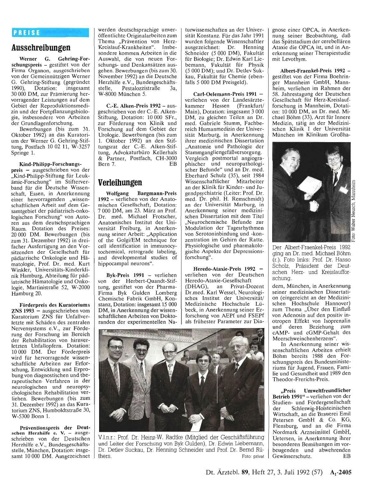 Vorschauseite 1: PREISE