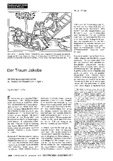 Vorschauseite 1: Der Traum Jakobs: Ein Beitrag aus der Geschichte zur Analyse von Traumdarstellungen