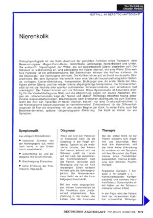 Vorschauseite 1: Nierenkolik