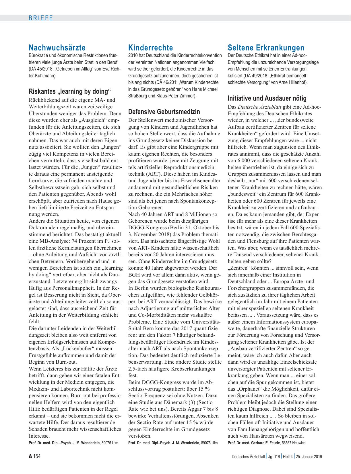 Vorschauseite 1: Seltene Erkrankungen: Initiative und Ausdauer nötig
