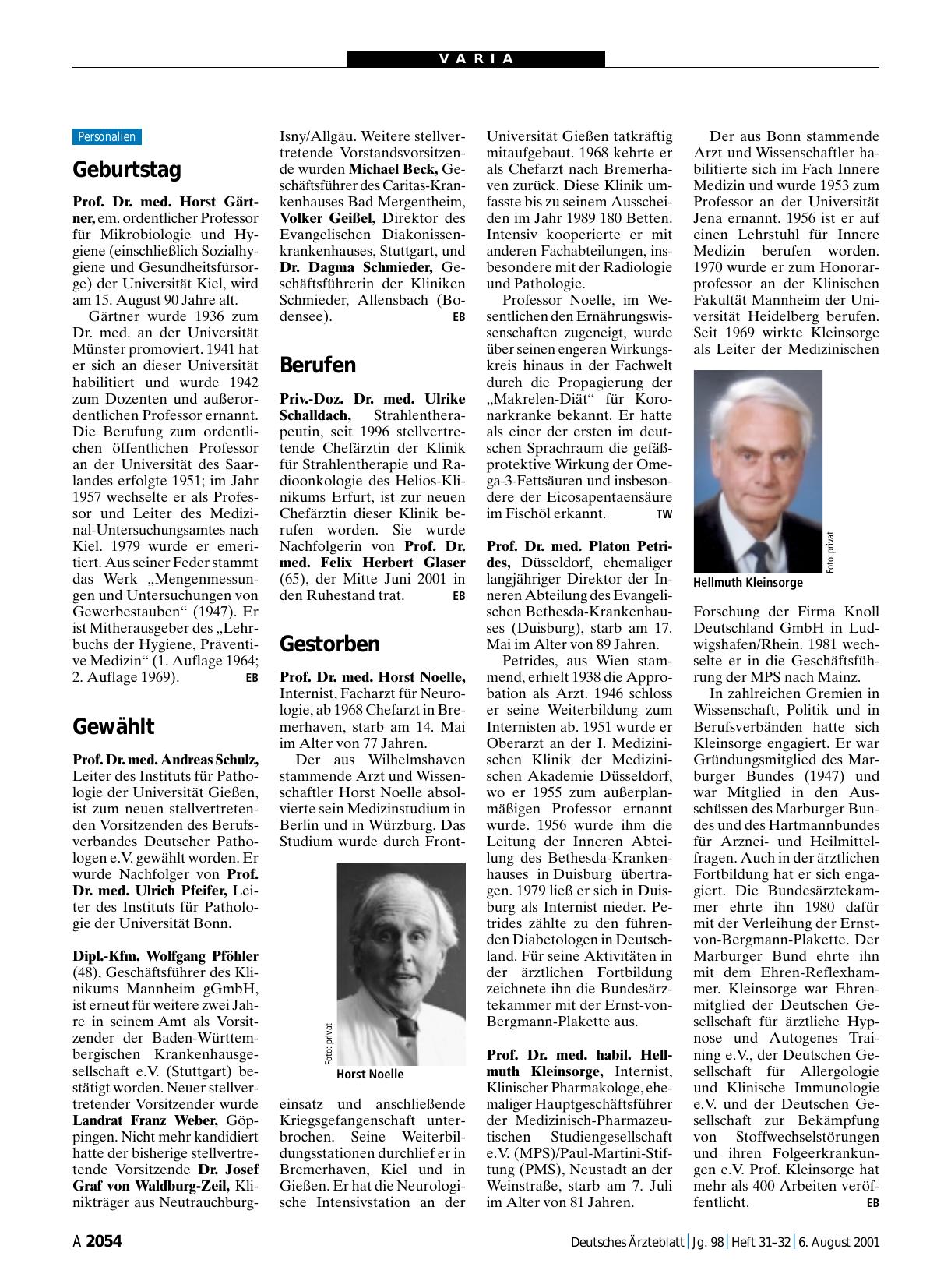 Vorschauseite 1: Gewählt