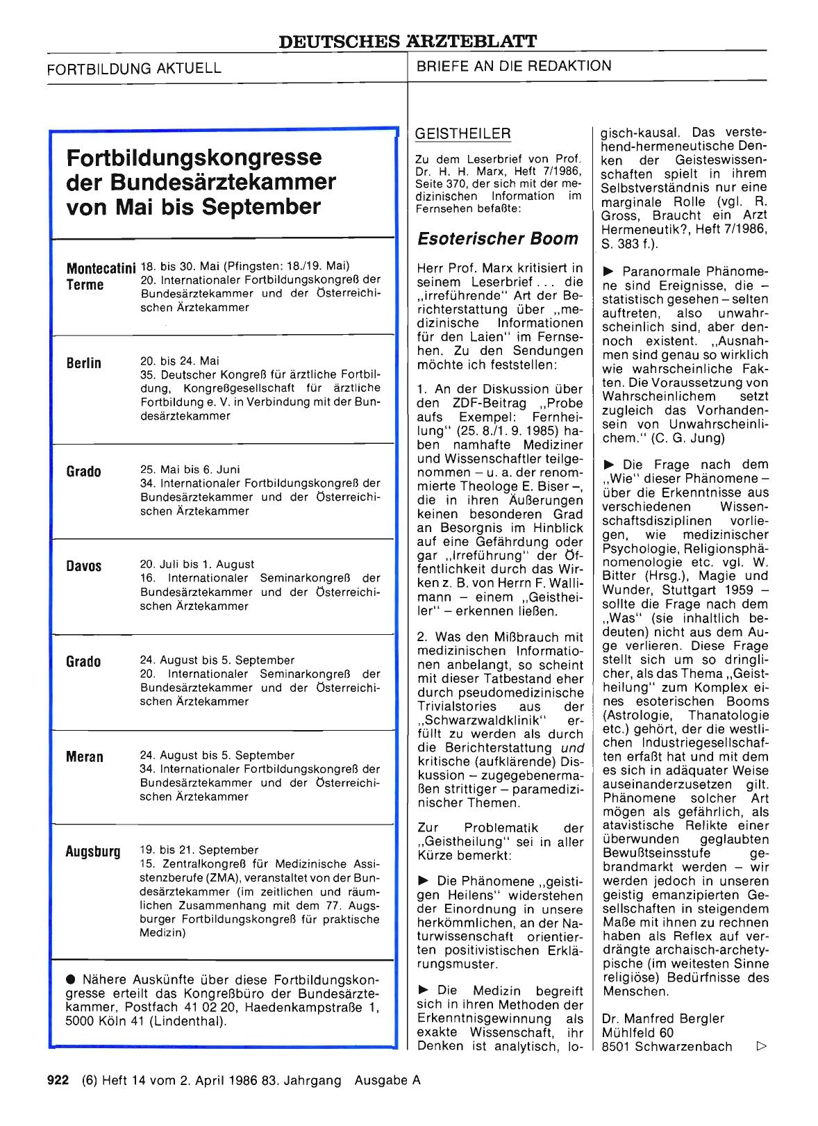 Vorschauseite 1: GEISTHEILER: Esoterischer Boom