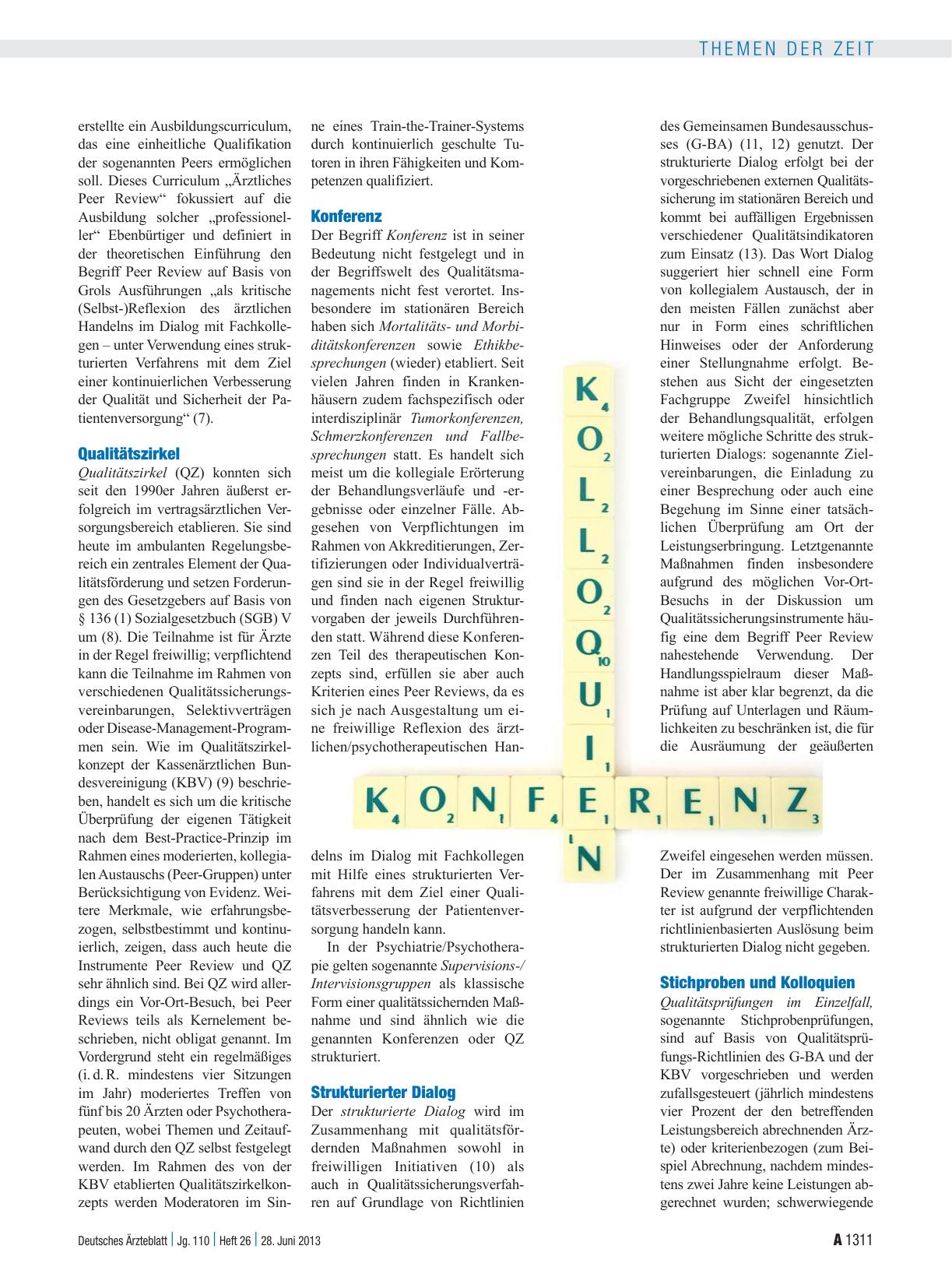 Vorschauseite 2: Qualitätssicherung: Instrumente der kollegialen Qualitätsförderung