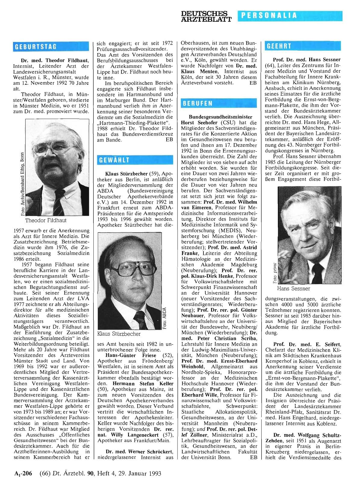 Vorschauseite 1: Geehrt