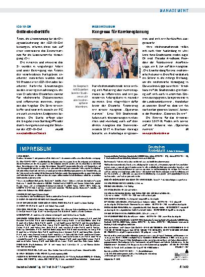 Vorschauseite 1: Medizinstudium: Kongress für Karriereplanung