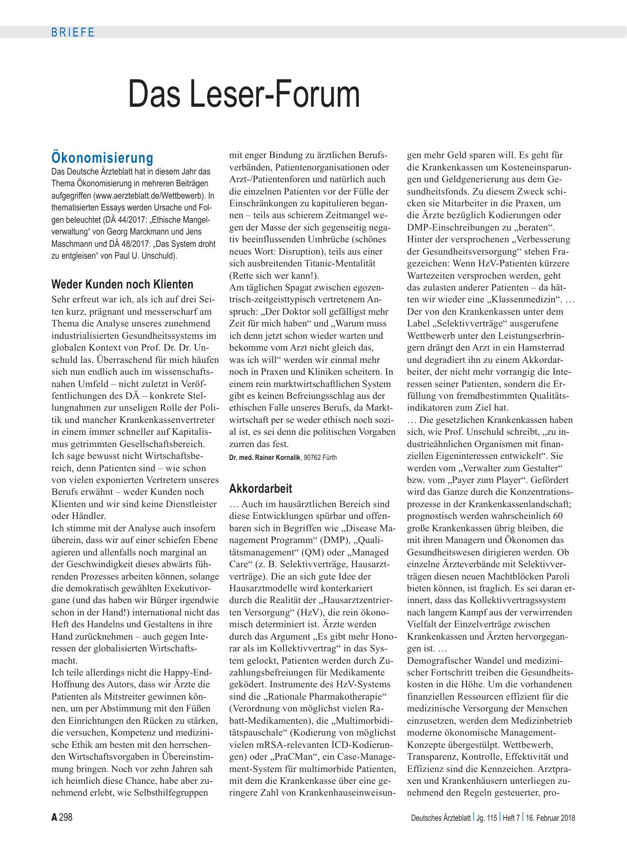 Vorschauseite 1: Ökonomisierung: Akkordarbeit