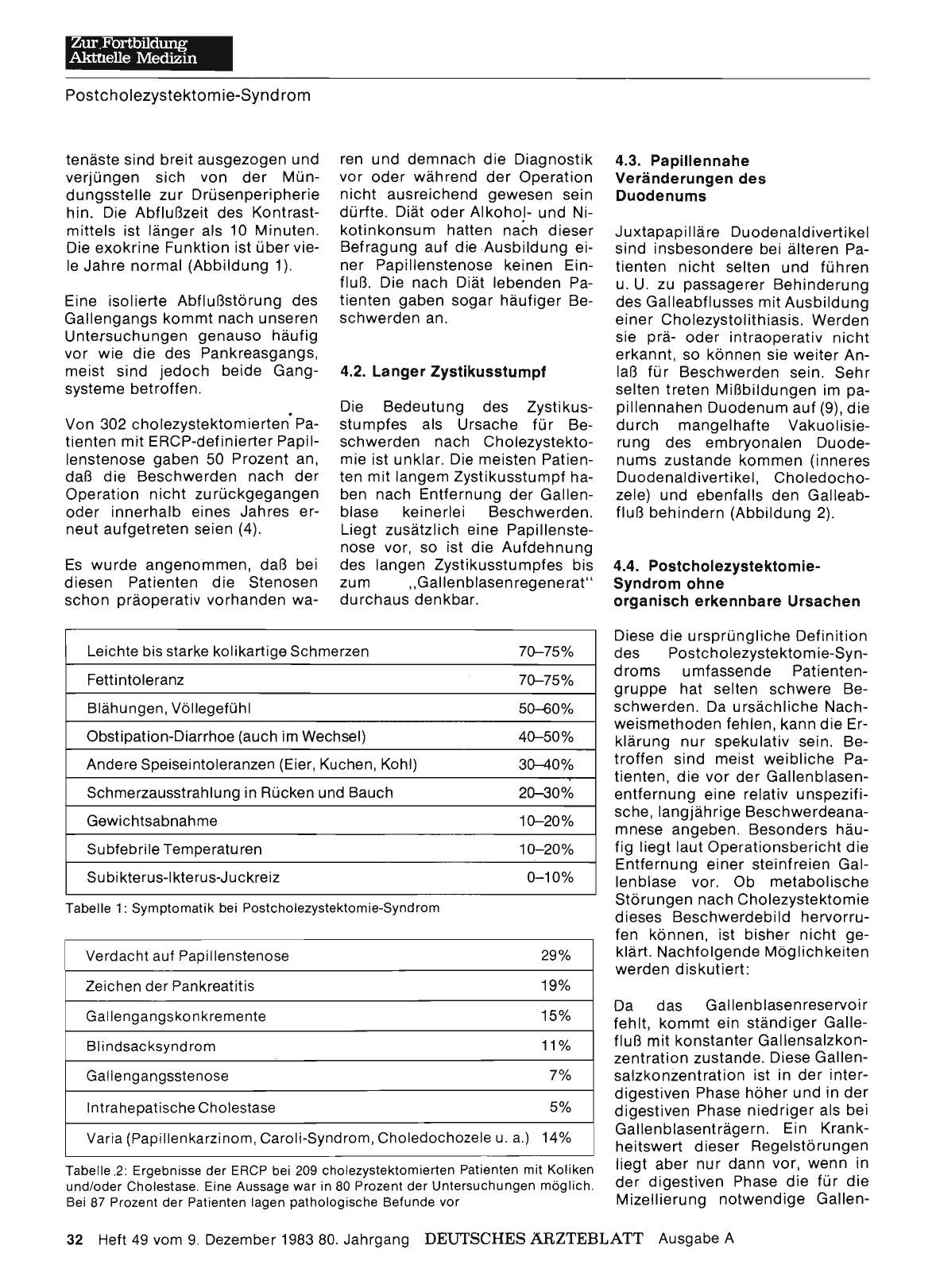 Vorschauseite 1: Postcholezystektomie-Syndrom: Mythos oder Realität?
