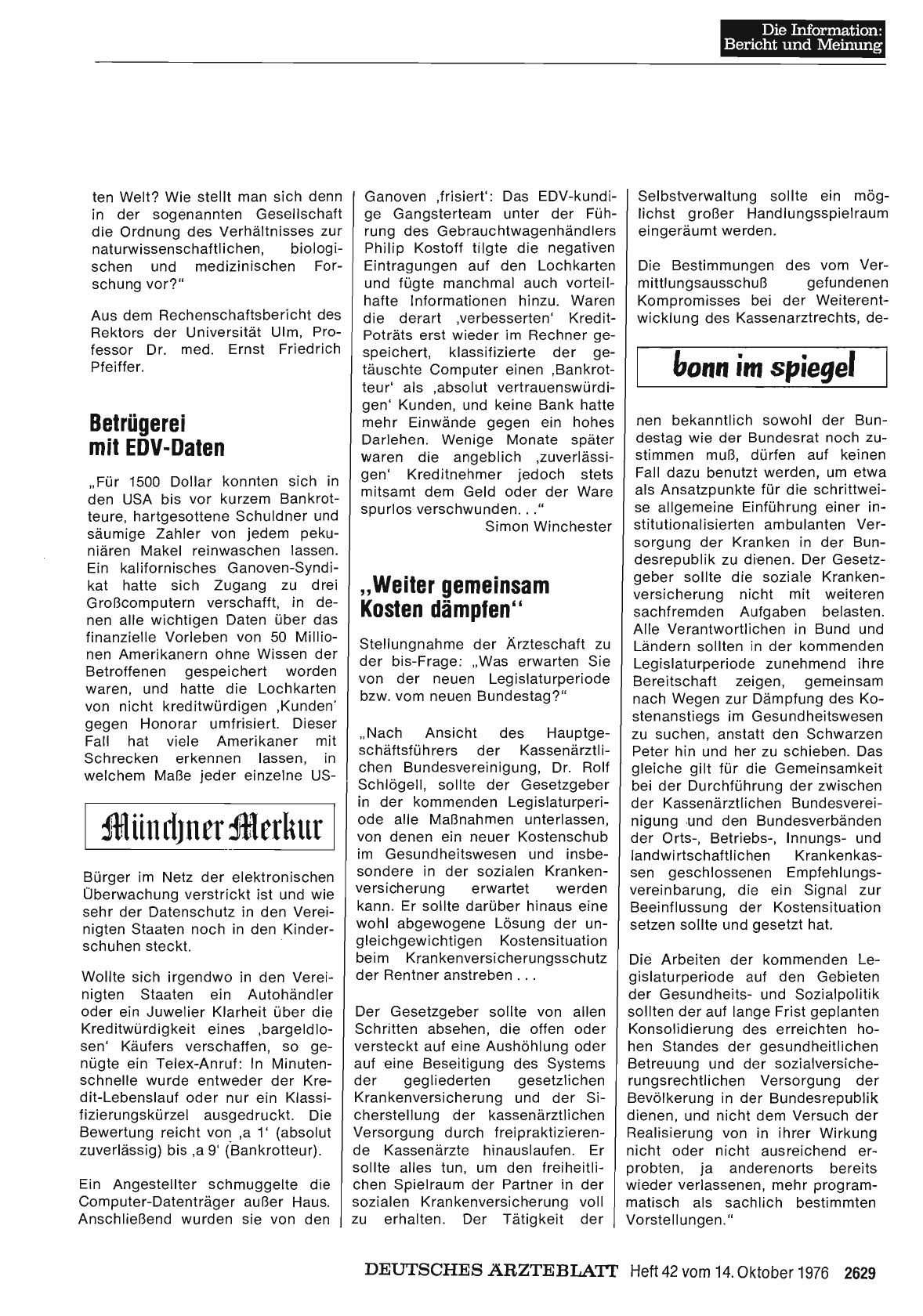 Vorschauseite 1: Betrügerei mit EDV-Daten