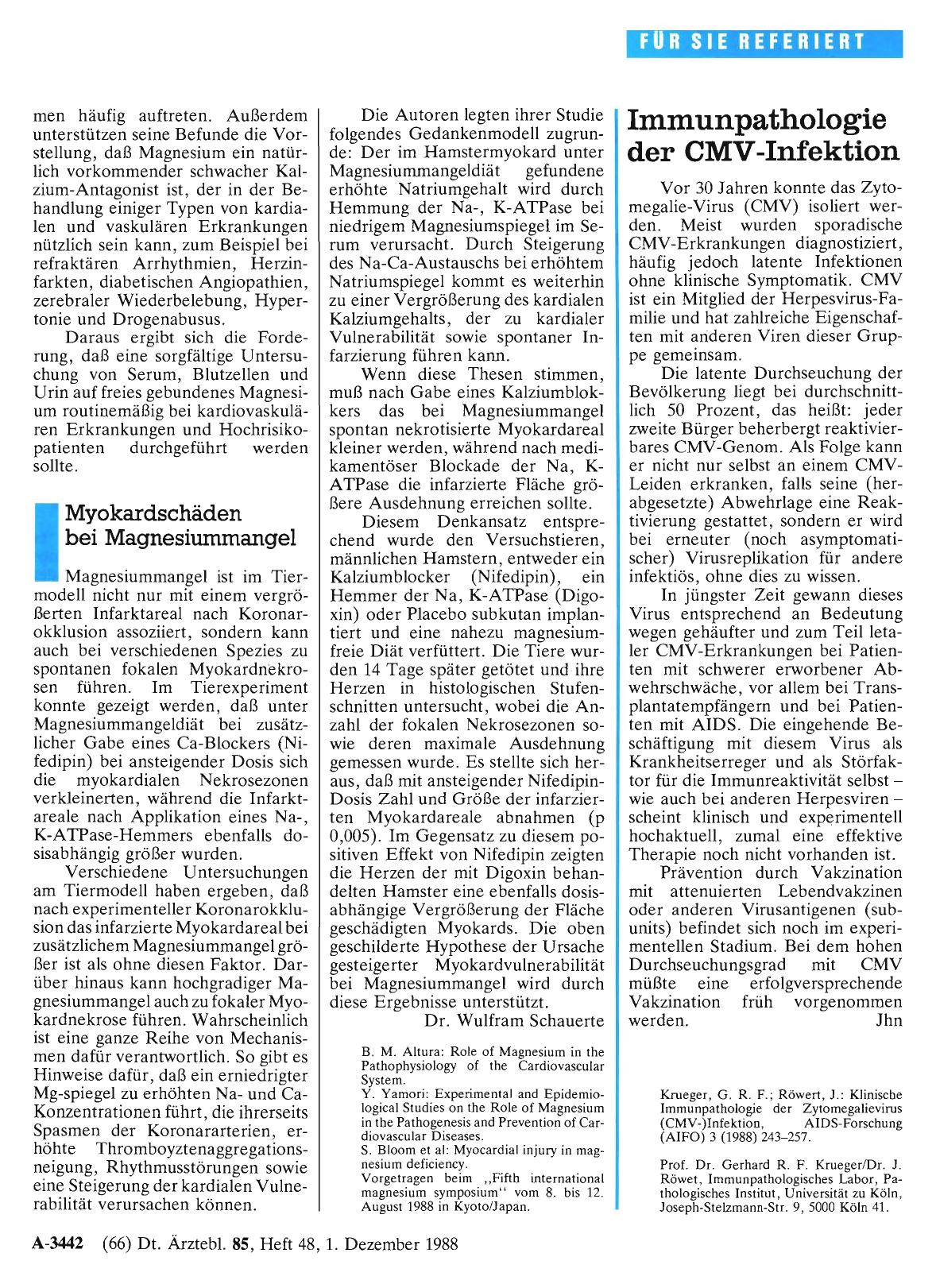 Vorschauseite 1: Immunpathologie der CMV-Infektion