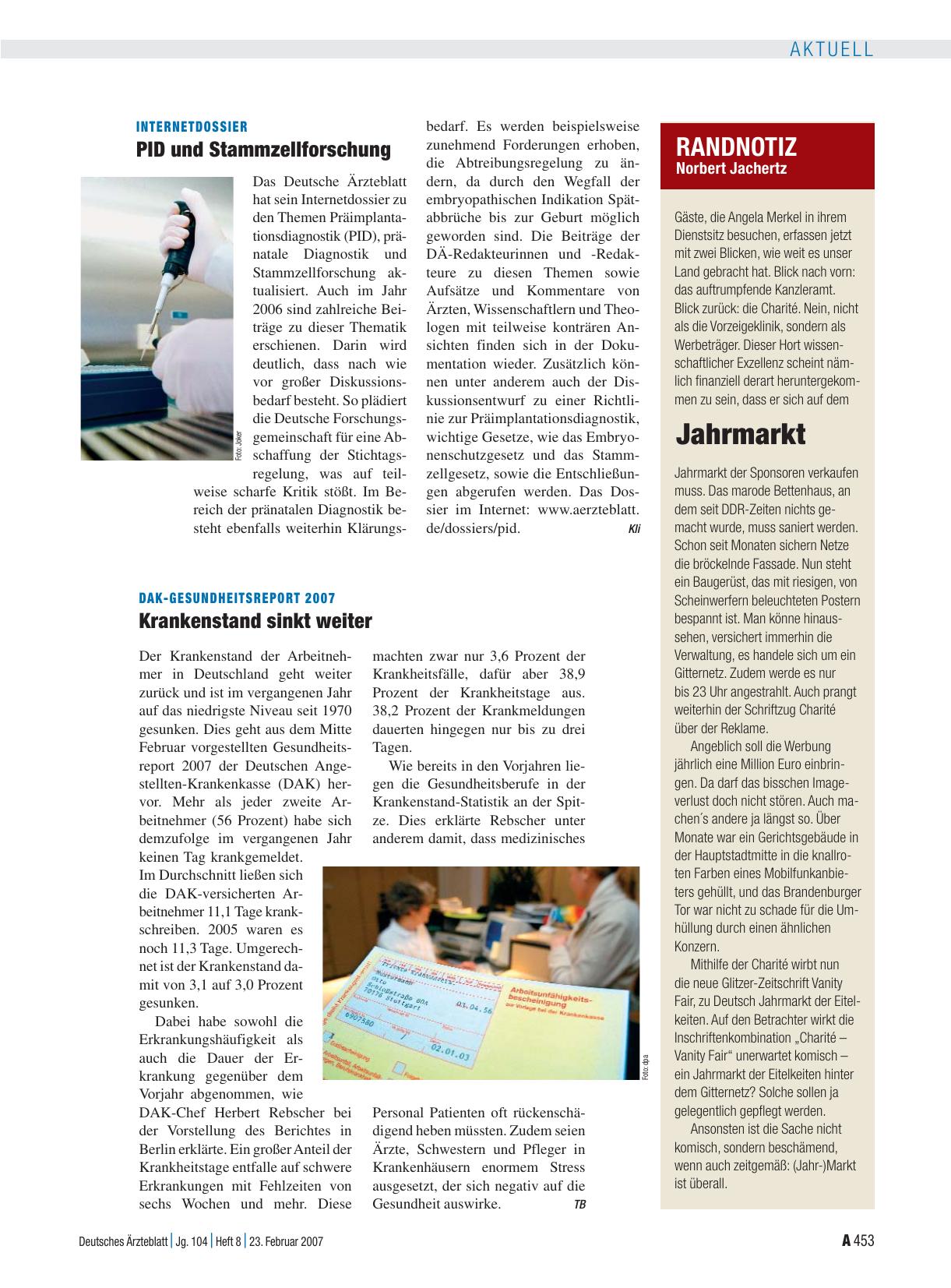 Vorschauseite 1: RANDNOTIZ: Jahrmarkt