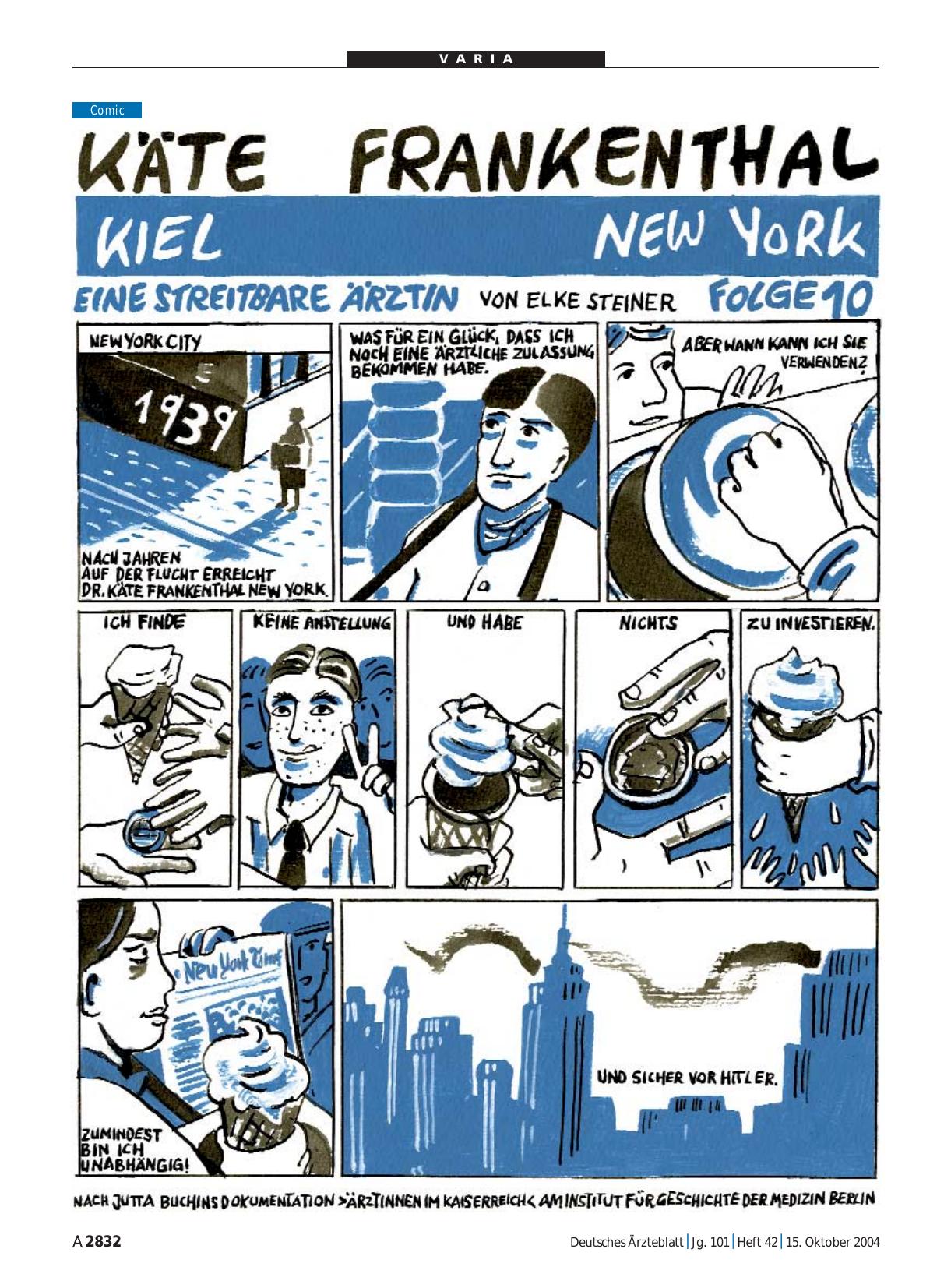 Vorschauseite 1: Käte Frankenthal