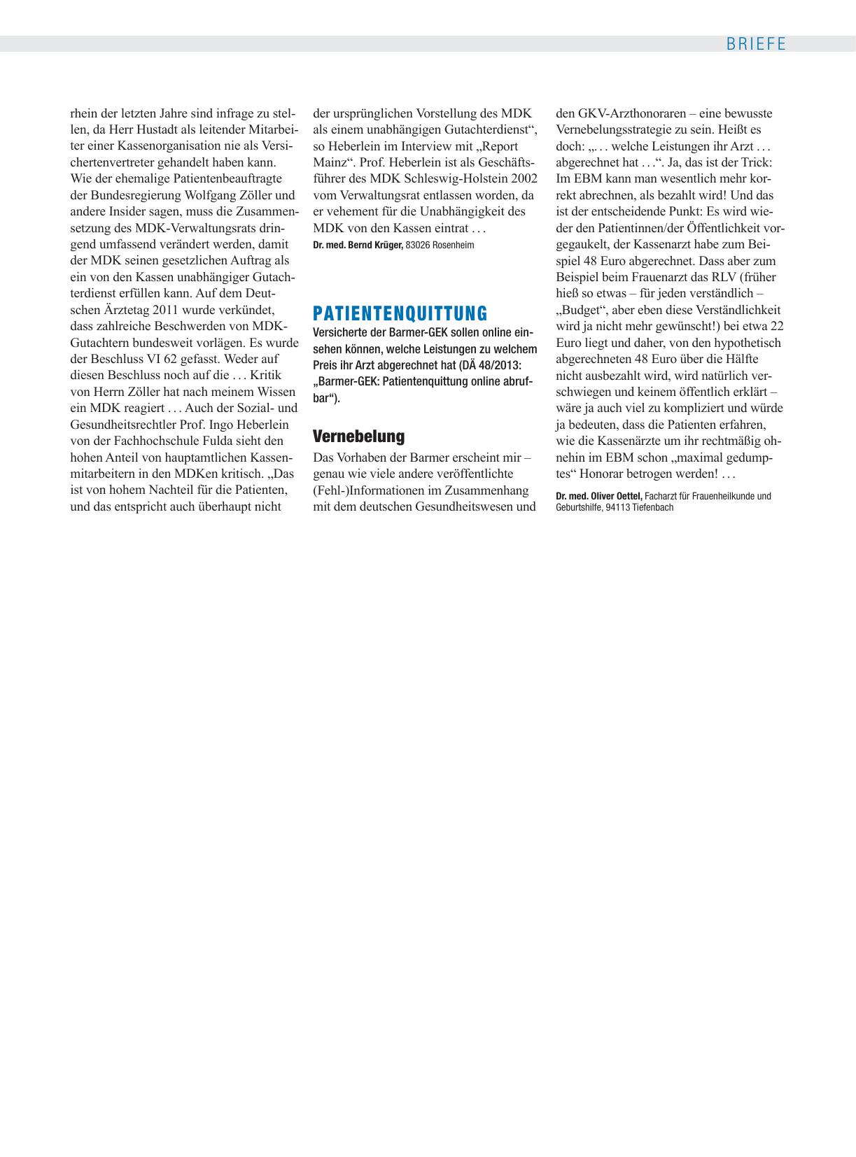 Vorschauseite 1: Patientenquittung: Vernebelung