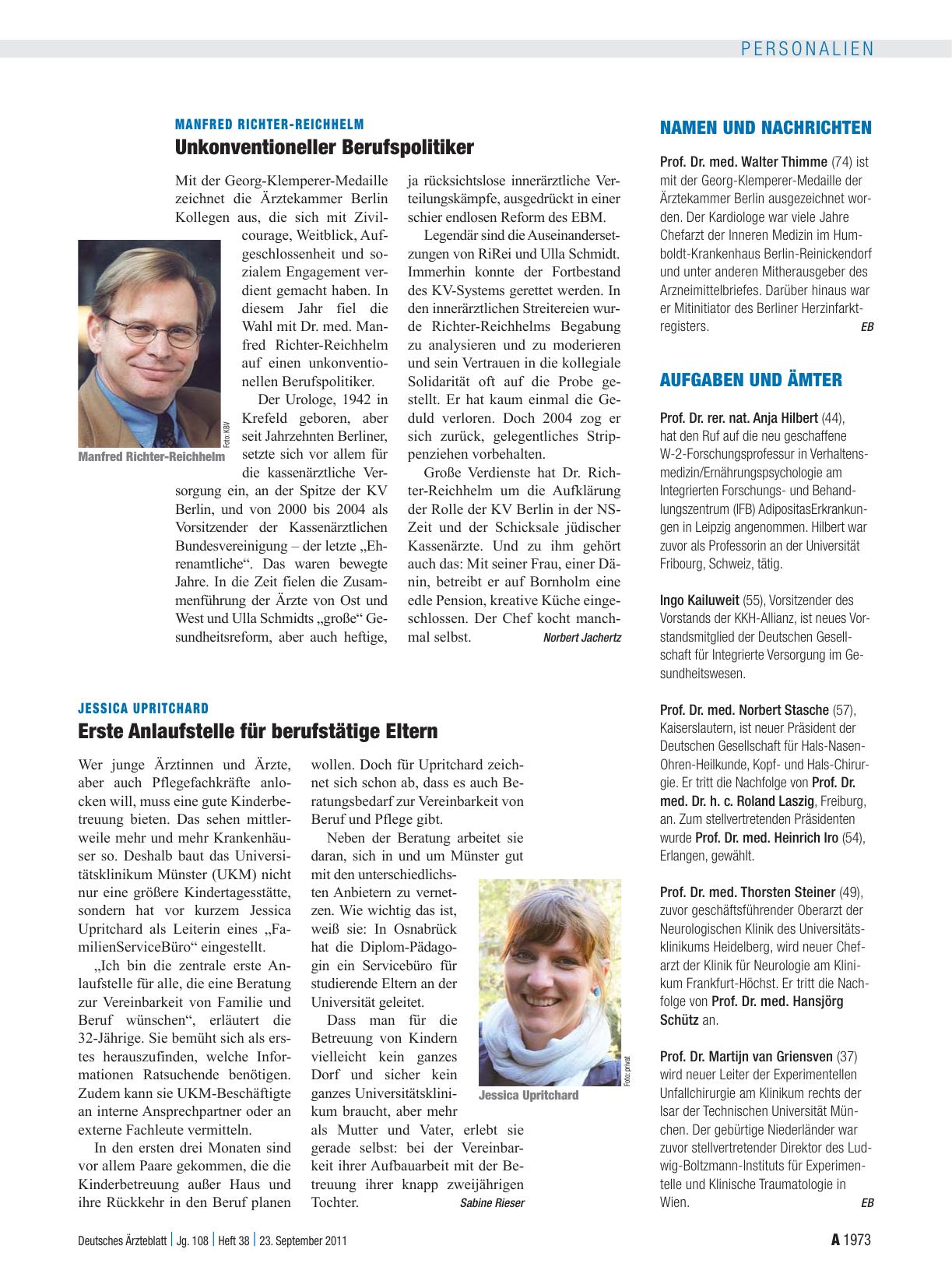 Vorschauseite 1: Aufgaben und Ämter